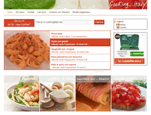 Tablet Screenshot of cookingitaly.net